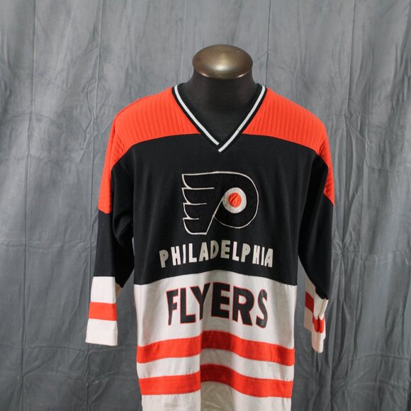 Philadelphia Flyers Sweater (VTG) - 3/4 Sleeve by Starter - Men's Large - Picture 3 of 7